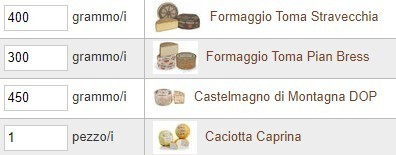 Mixed Piedmontese cheeses 1